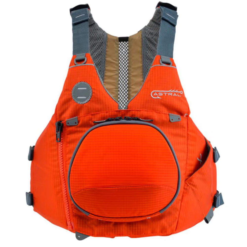 NEW Astral Sturgeon Fishing Lifejacket (PFD) Burnt Orange Size Large/XL